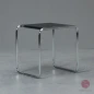 Preview: Thonet B9 a Beistelltisch Schwarz gebeizt Satztisch