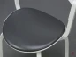 Preview: Thonet 404 SPF Leder Grau Bugholzstuhl Weiß gebraucht