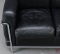 Preview: Cassina LC2 Le Corbusier 2-Sitzer Sessel Leder Schwarz gebraucht