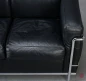 Preview: Cassina LC2 Le Corbusier 2-Sitzer Sessel Leder Schwarz gebraucht