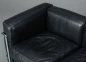 Preview: Cassina LC2 Le Corbusier 2-Sitzer Sessel Leder Schwarz gebraucht