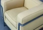 Preview: Cassina LC2 Le Corbusier Sessel Stoff Gelb gebraucht