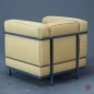 Preview: Cassina LC2 Le Corbusier Sessel Stoff Gelb gebraucht