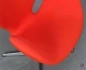 Preview: Fritz Hansen Swan Chair in Rot Lounge Sessel gebraucht