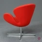 Preview: Fritz Hansen Swan Chair in Rot Lounge Sessel gebraucht