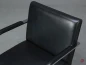 Preview: Knoll Brno Freischwinger Armlehnstuhl Leder Schwarz gebraucht