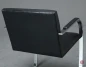 Preview: Knoll Brno Freischwinger Armlehnstuhl Leder Schwarz gebraucht