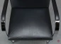 Preview: Knoll Brno Freischwinger Armlehnstuhl Leder Schwarz gebraucht