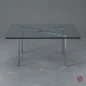 Preview: Knoll International Barcelona Table Couchtisch mit Glasplatte