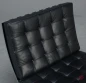 Preview: Knoll Barcelona Chair mit schwarzem Leder - gebraucht