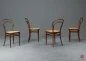 Preview: Thonet 214 Nussbaum Braun Bugholzstuhl mit Geflecht Vintage gebraucht