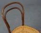 Preview: Thonet 214 Nussbaum Braun Bugholzstuhl mit Geflecht Vintage gebraucht