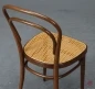 Preview: Thonet 214 Nussbaum Braun Bugholzstuhl mit Geflecht Vintage gebraucht