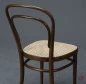 Preview: Thonet 214 Nussbaum Braun Bugholzstuhl mit neuem Geflecht gebraucht