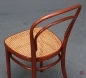 Preview: Thonet 214 Mahagoni Braun Bugholzstuhl mit Geflecht gebraucht