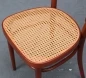 Preview: Thonet 214 Mahagoni Braun Bugholzstuhl mit Geflecht gebraucht