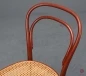 Preview: Thonet 214 Mahagoni Braun Bugholzstuhl mit Geflecht gebraucht