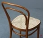 Preview: Thonet 214 Nussbaum Braun Bugholzstuhl mit neuem Geflecht gebraucht
