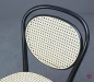 Preview: Thonet 215 R Schwarz Bugholzstuhl mit neuem Geflecht gebraucht