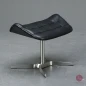 Preview: Thonet 808 Lounge Leder Sessel Schwarz mit Ottoman gebraucht