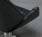 Preview: Thonet 808 Lounge Leder Sessel Schwarz mit Ottoman gebraucht