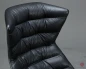 Preview: Thonet 808 Lounge Leder Sessel Schwarz mit Ottoman gebraucht