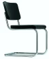 Preview: Thonet S32 PV Freischwinger vollumpolstert mit Stoff oder Leder - Neuware