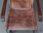Preview: Thonet S35 L Pure Materials Freischwinger Sessel mit Büffelleder NEU