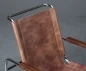 Preview: Thonet S35 L Pure Materials Freischwinger Sessel mit Büffelleder NEU