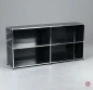 Preview: USM Haller Sideboard Schwarz mit vier Fächern gebraucht