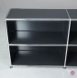 Preview: USM Haller Sideboard Schwarz mit vier Fächern gebraucht