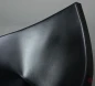 Preview: Vitra Coconut Chair Lounge Sessel Leder Schwarz Schale Weiß gebraucht