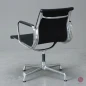 Preview: Vitra EA 108 Aluminium Chair Hopsak + Armauflagen Schwarz gebraucht