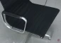 Preview: Vitra EA 108 Aluminium Chair Hopsak + Armauflagen Schwarz gebraucht