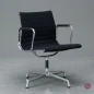 Preview: Vitra EA 108 Aluminium Chair Hopsak + Armauflagen Schwarz aus 2013 gebraucht