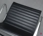 Preview: Vitra EA 116 Aluminium Chair Sessel Leder Schwarz gebraucht