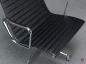 Preview: Vitra EA 116 Aluminium Chair Sessel Leder Schwarz gebraucht