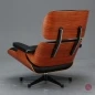 Preview: Vitra Eames Lounge Chair XL Palisander mit schwarzem Leder gebraucht