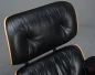 Preview: Vitra Eames Lounge Chair XL Palisander mit schwarzem Leder gebraucht