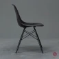 Preview: Vitra Eames DSW Side Chair Fiberglas Hermann Miller Schwarz Ahorngestell gebraucht