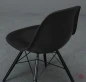 Preview: Vitra Eames DSW Side Chair Fiberglas Hermann Miller Schwarz Ahorngestell gebraucht