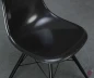 Preview: Vitra Eames DSW Side Chair Fiberglas Hermann Miller Schwarz Ahorngestell gebraucht