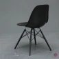 Preview: Vitra Eames DSW Side Chair Fiberglas Hermann Miller Schwarz Ahorngestell gebraucht