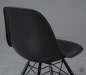 Preview: Vitra Eames DSW Side Chair Fiberglas Hermann Miller Schwarz Ahorngestell gebraucht