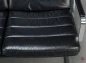 Preview: Walter Knoll Economy Leder Lounge Sitzgarnitur mit schwarzem Leder - gebraucht