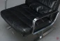 Preview: Walter Knoll Economy Leder Lounge Sitzgarnitur mit schwarzem Leder - gebraucht