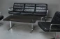 Preview: Walter Knoll Economy Leder Lounge Sitzgarnitur mit schwarzem Leder - gebraucht
