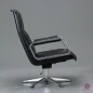 Preview: Wilkhahn Delta 2000 Lounge Sessel Leder Schwarz 1970er Vintage - gebraucht