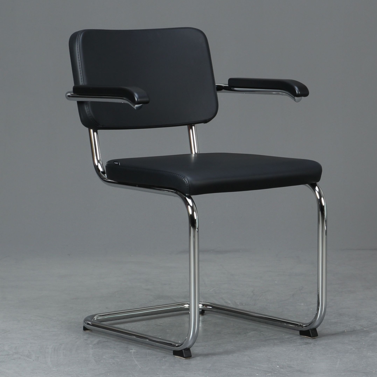 Preview: Thonet S64 PV Freischwinger Stuhl vollumpolstert, Neuware frei konfigurierbar