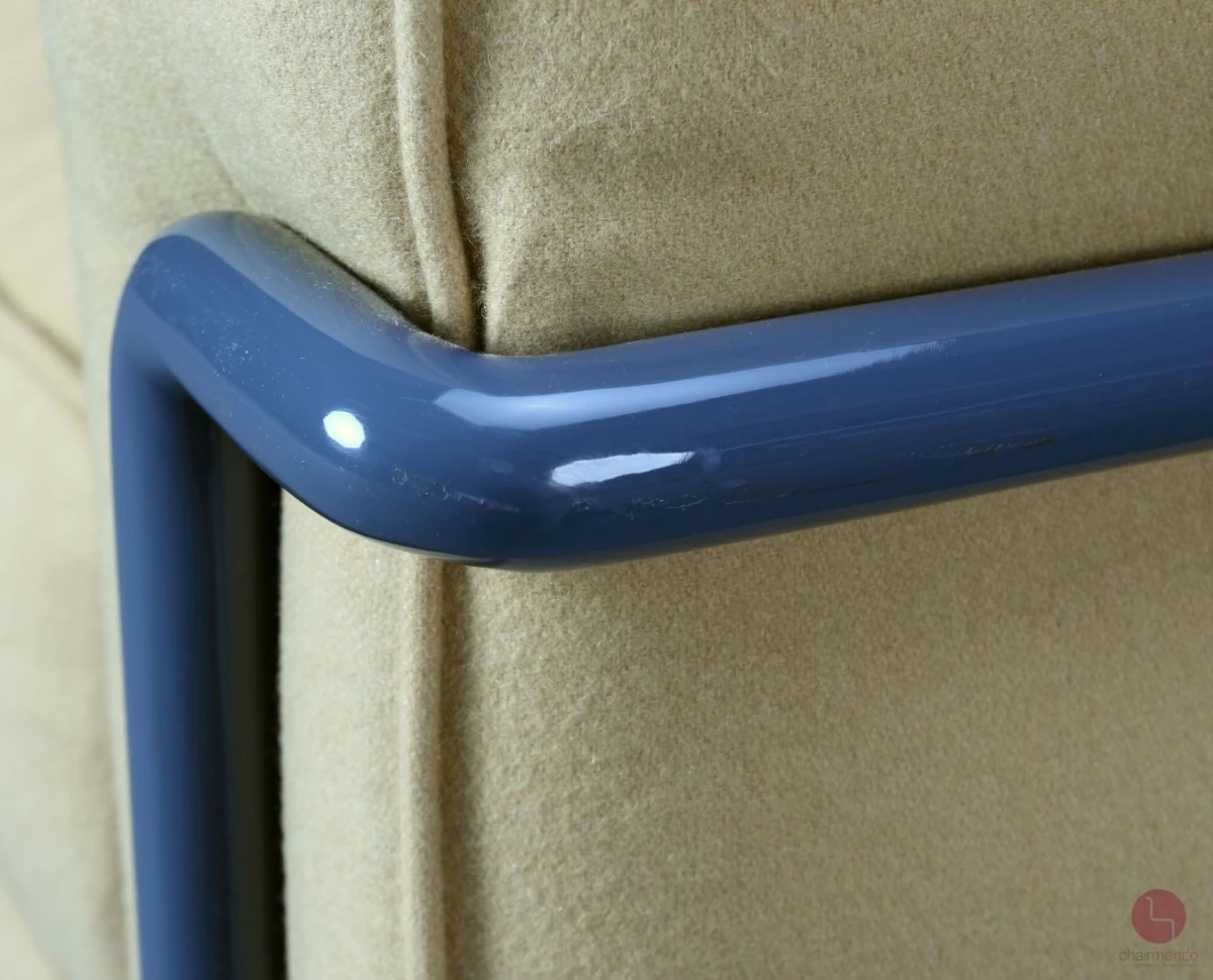 Cassina LC2 Le Corbusier Sessel Stoff Gelb gebraucht